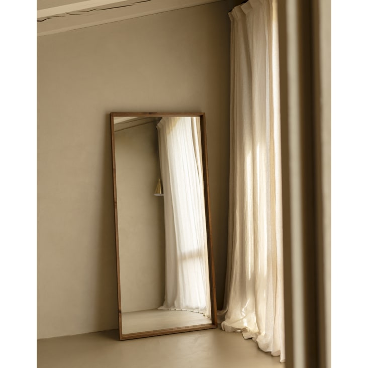 Espejo de madera maciza tono envejecido de 60x160cm-Walls i cropped-2