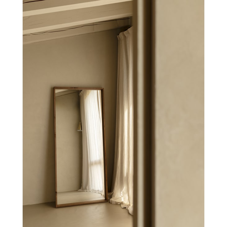 Espejo de madera maciza tono envejecido de 60x160cm-Walls i cropped-4