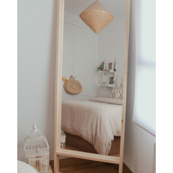 Maison Exclusive Espejo de baño madera maciza de pino 70x12x79 cm
