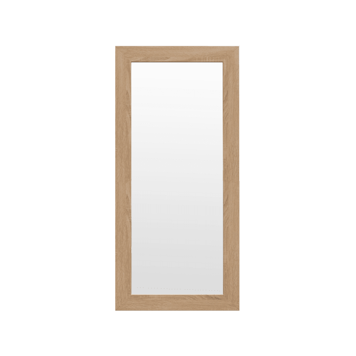 Espejo de pared y cuerpo entero de madera color olivo 165 cm
