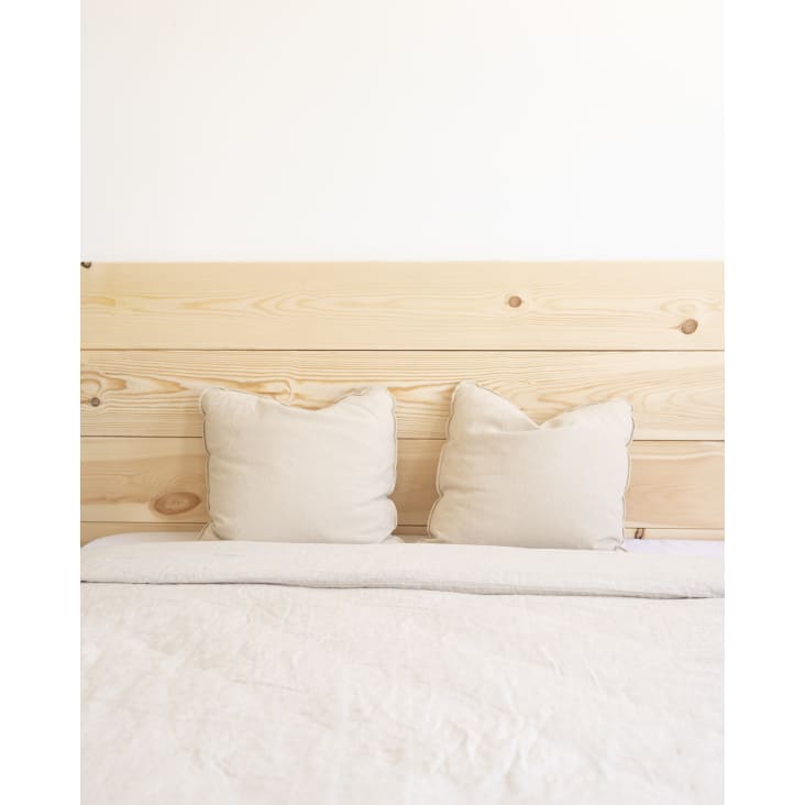 Tête de lit en bois de pin naturelle 200x80cm-Flandes i cropped-5