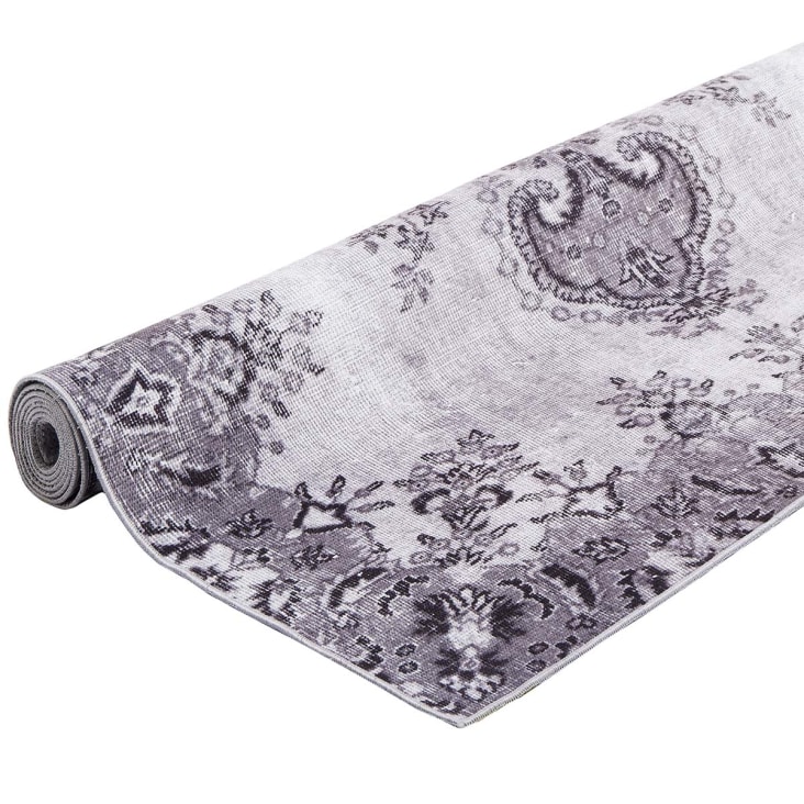 Tappeto lavabile orientale jasmine grigio 80x150 cm VELLUTO