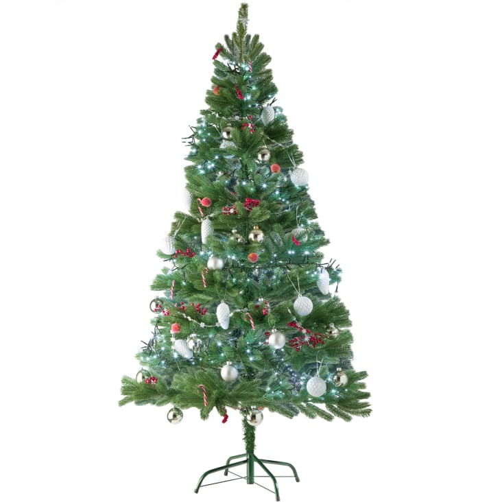 Künstlicher Weihnachtsbaum naturgetreu mit Metallständer grün Maisons