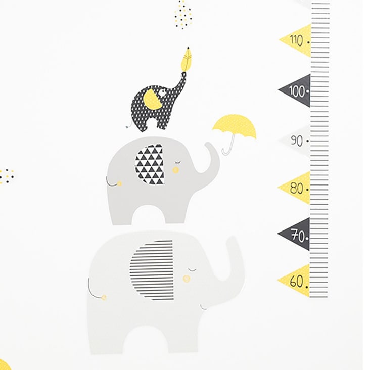 Stickers muraux Eléphant  en Papier gris-Babyfan cropped-3