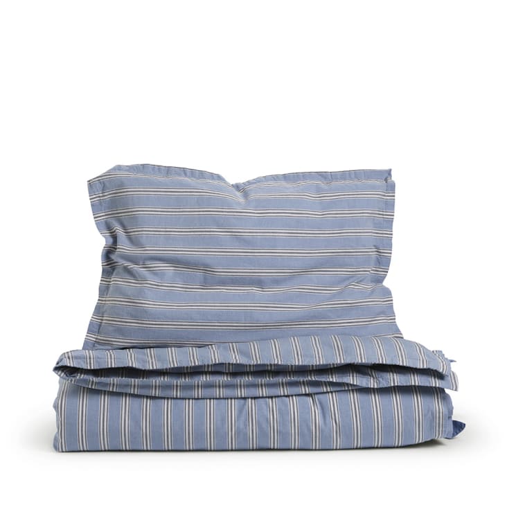 Solenzo-Parure de lit bébé velours bleu 60x120 cm-Tour de lit