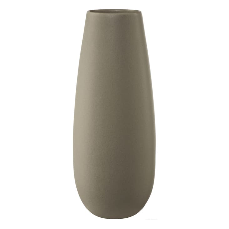 Vase haut en céramique gris H32,5cm-Ease