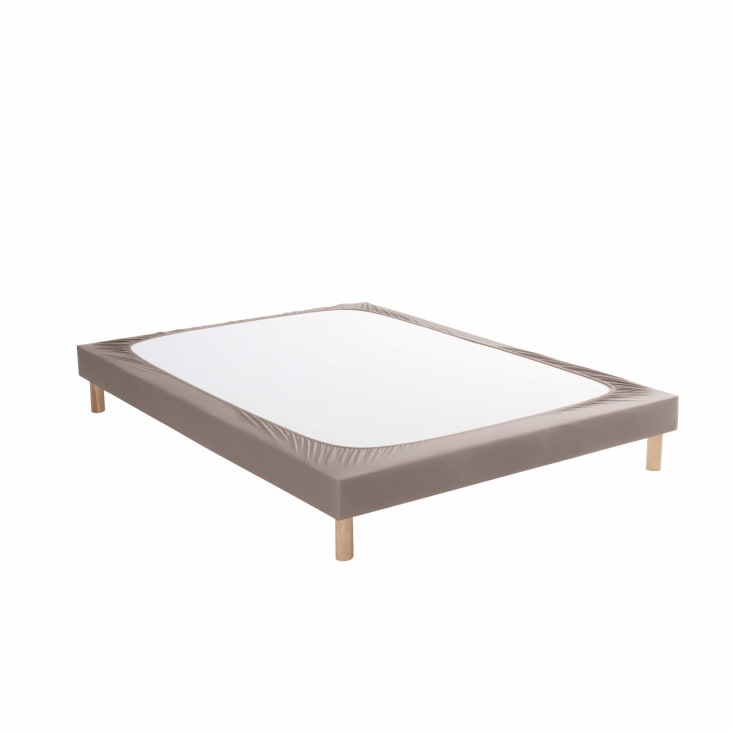Tour De Lit Cache-sommier 90 X 190 Cm – Retombée 30 Cm, Gris Anthracite, 100% Coton élégant - 6
