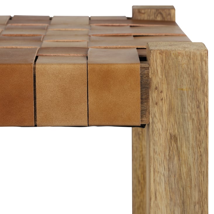 Taburete de madera LAUKI 45X45 cm