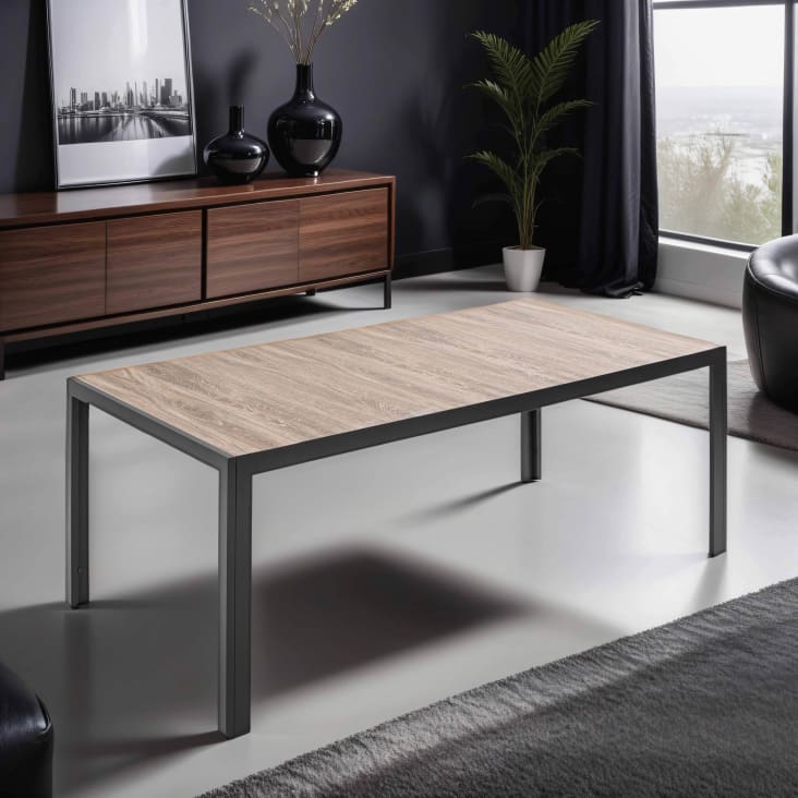 Table contemporaine en aluminium et céramique-Tivoli cropped-2