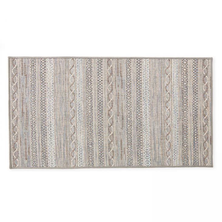 Tappeto NuLOOM RZPL03A In Polipropilene – Grigio, 80x240 Cm, Design Tradizionale, Resistente, Facile Da Pulire - 2