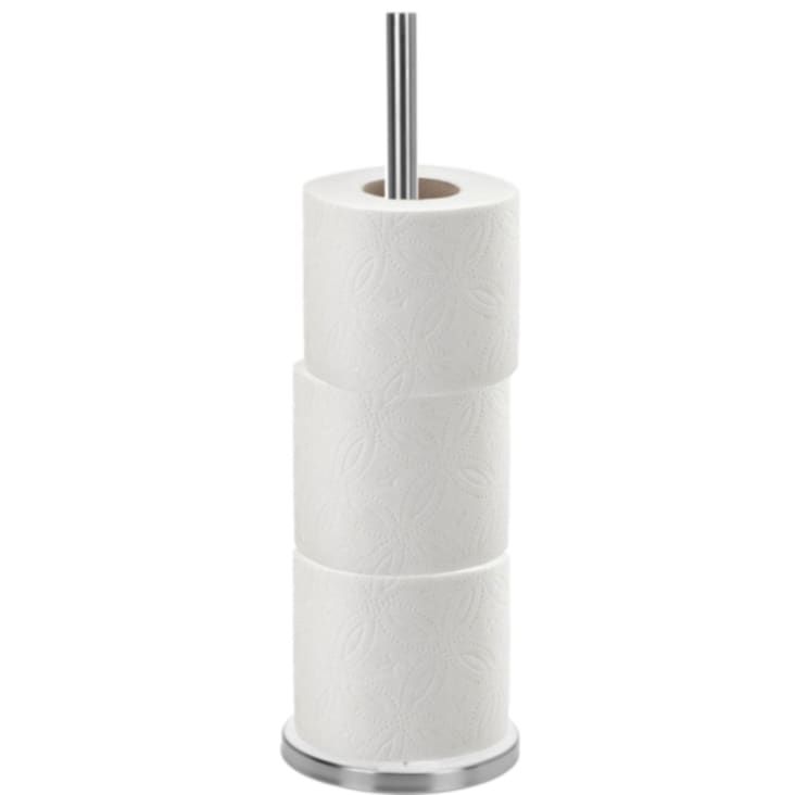 Poubelle de salle de bains à petit cylindre en rotin / Porte-rouleau de  papier toilette en
