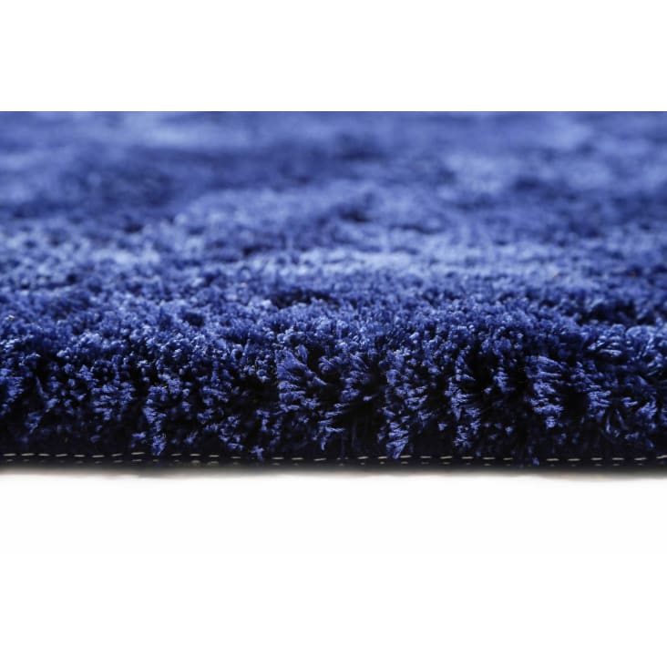 Tapis de bain microfibre antidérapant bleu marine 80x150-Porto azzurro cropped-2