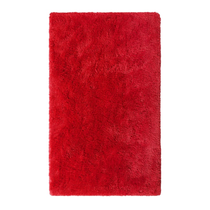 Tappeto da bagno in microfibra antiscivolo rosso 80x150 PORTO AZZURRO