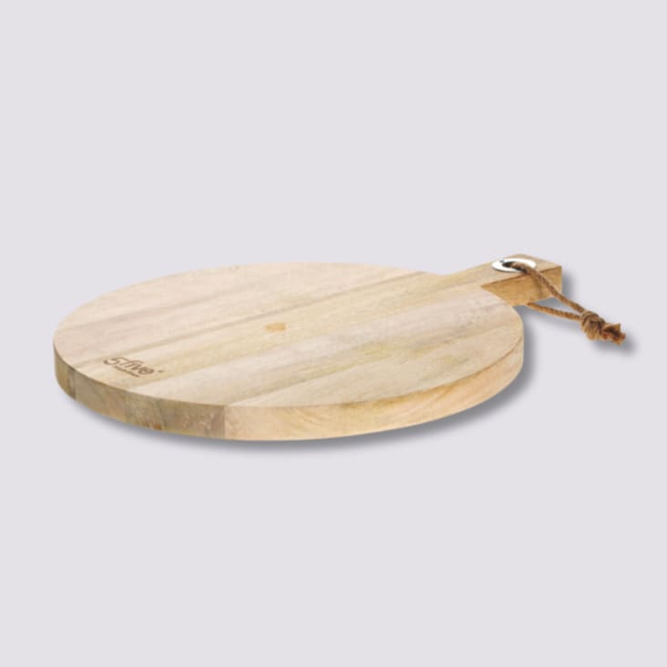 Planche à découper ronde en bois de manguier cropped-2