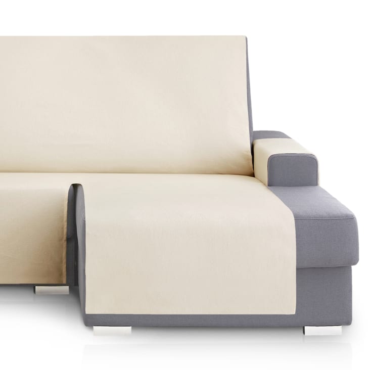 Protector cubre sofá chaiselongue derecho 290 beige ROYALE
