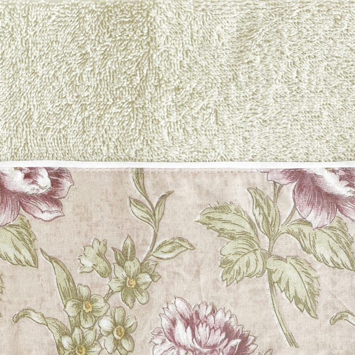 Set di asciugamani viso e ospite in cotone verdino 110x60cm ROSY