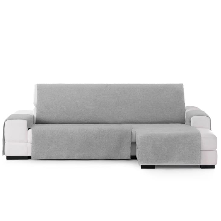 Protector cubre sofá chaiselongue derecho 240  gris-BRISA