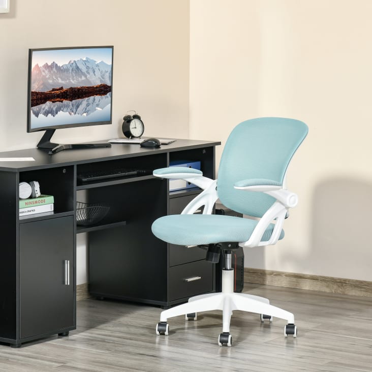 Poggiapiedi scrivania ufficio ergonomico con tessuto sfoderabile e lavabile