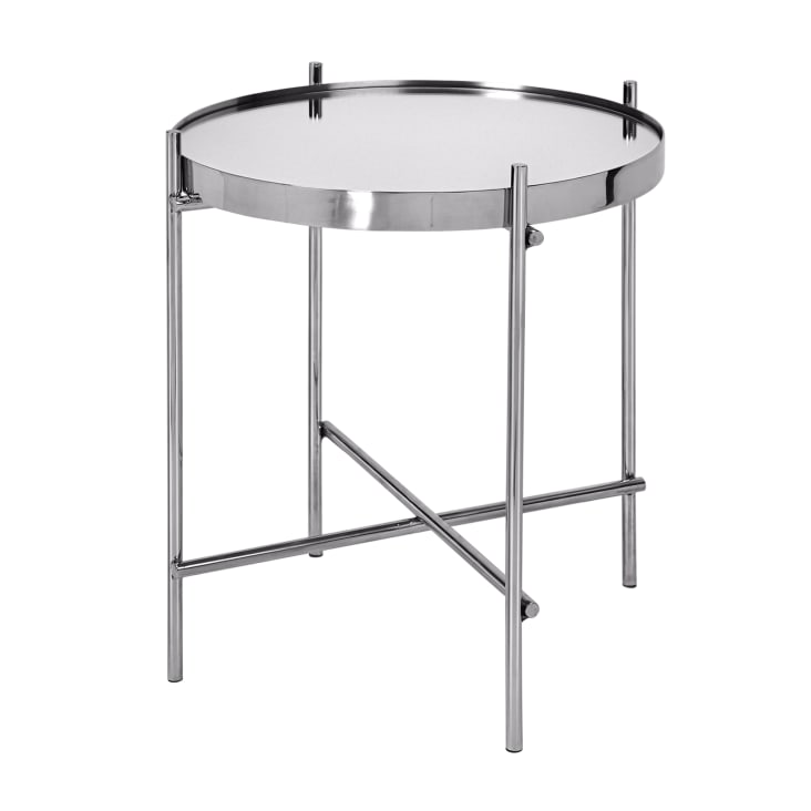CALITEX Beaujeu Sottopiatto Rotondo In PVC: Set Da 6, Colore Argento, 38 Cm, Impermeabile - 3