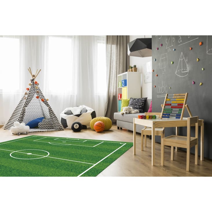 alfombra alfombra dormitorio alfombras hogar alfombras Alfombra de campo de  fútbol para habitación de niños, alfombra