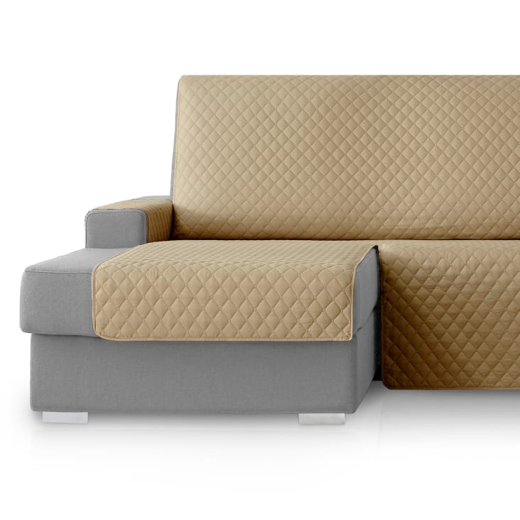 Protector cubre sofá chaiselongue derecho 240 beige BRISA