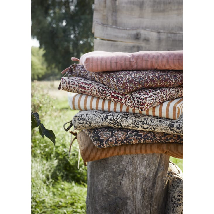 Coussin de chaise rond Datara Lin - Déco textile - Eminza