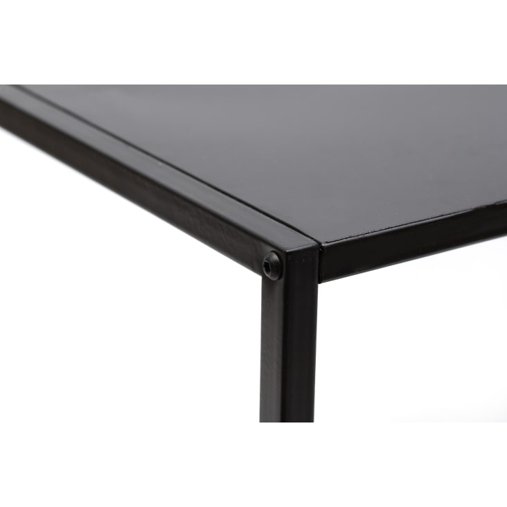 Table basse industrielle en métal noir cropped-5