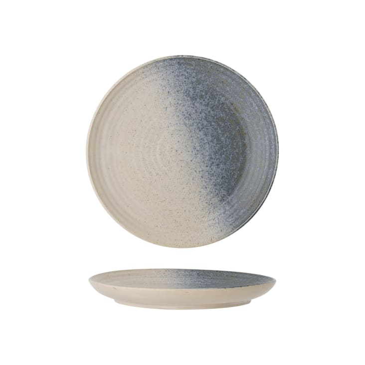 Bloomingville Jules Teller Aus Steingut – Grau, 22 Cm Durchmesser, Spülmaschinenfest, Mikrowellengeeignet