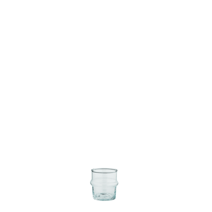 Petit verre à eau en verre transparent-Beldi