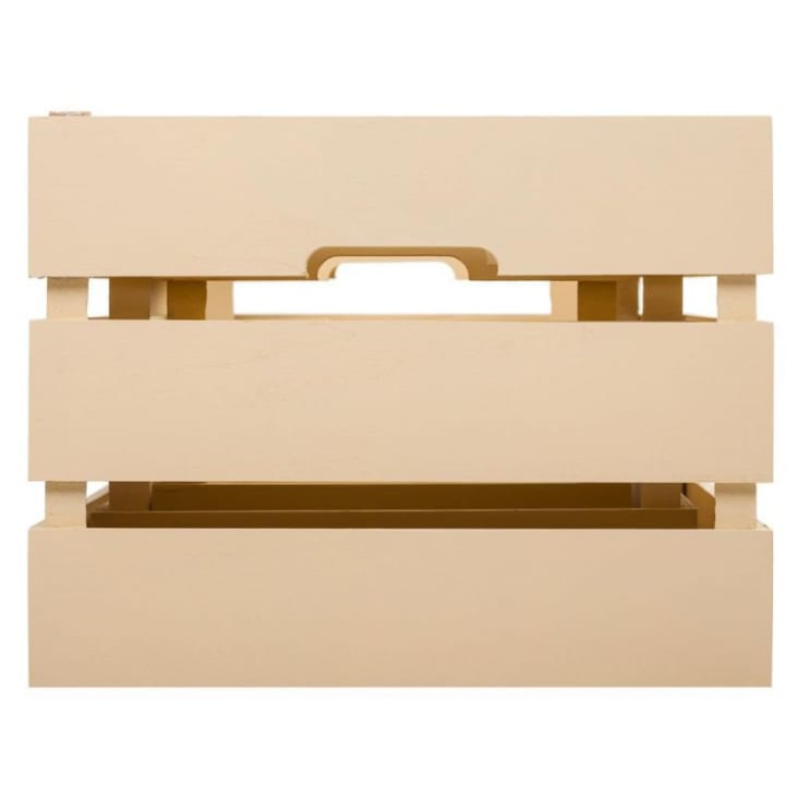 Cajas mimbre set 2 piezas Marrón 30x23,5x14,5h-20x14,5x10h cm
