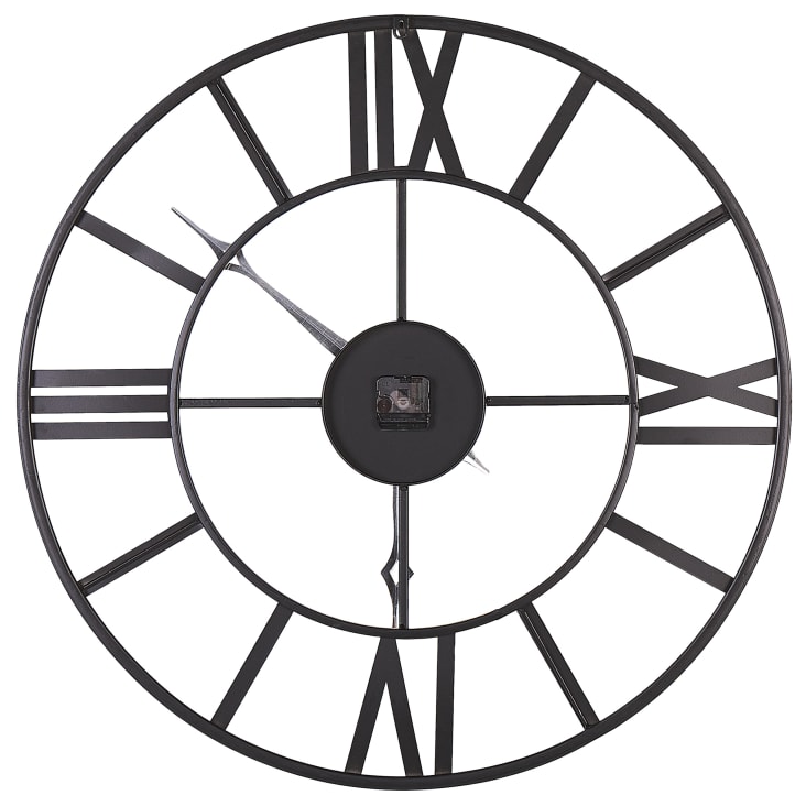 Orologio da parete Sigma nero Ø 80 cm