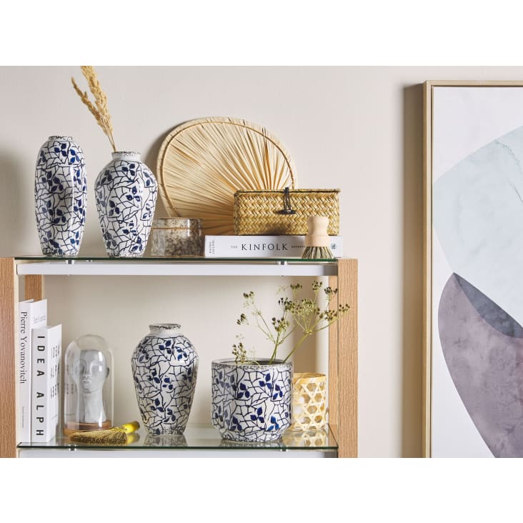 D'vine Dev Keramik-Vase Mattweiß – Minimalistisches Design, 20,3 Cm Hoch, Für Frische Oder Trockenblumen