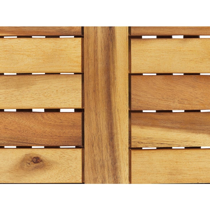Baúl arcón cofre madera acacia natural almacenaje decoración rústico