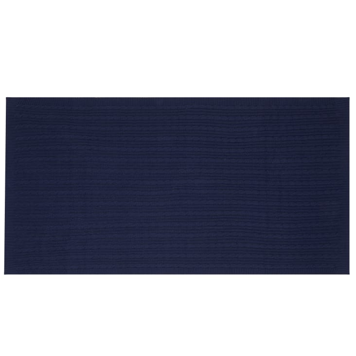 Couverture en coton bleu 180x110cm-Anamur cropped-3