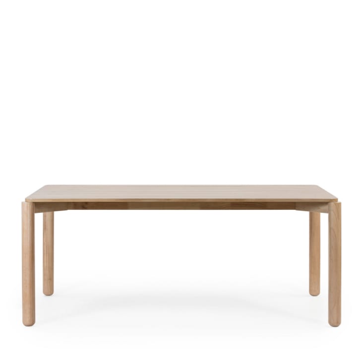 Table à manger en bois 180x100cm bois clair-Atlas
