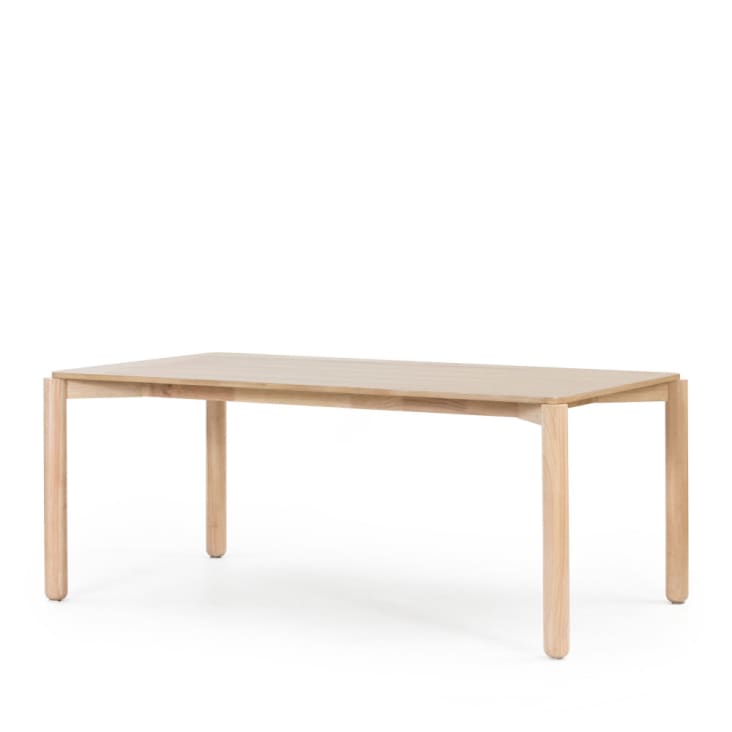 Table à manger en bois 180x100cm bois clair-Atlas cropped-3