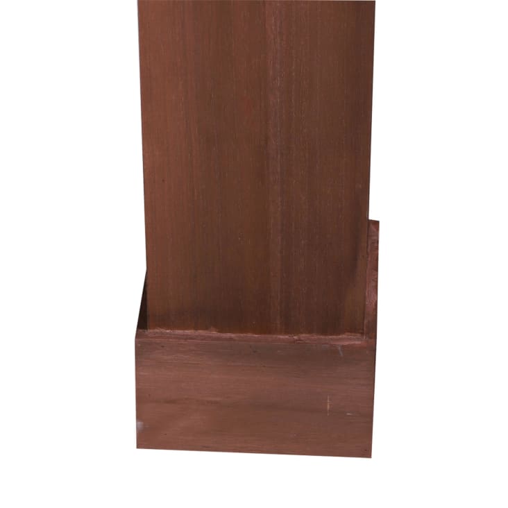 Marco de chimenea de madera : 100x40x100h cm
