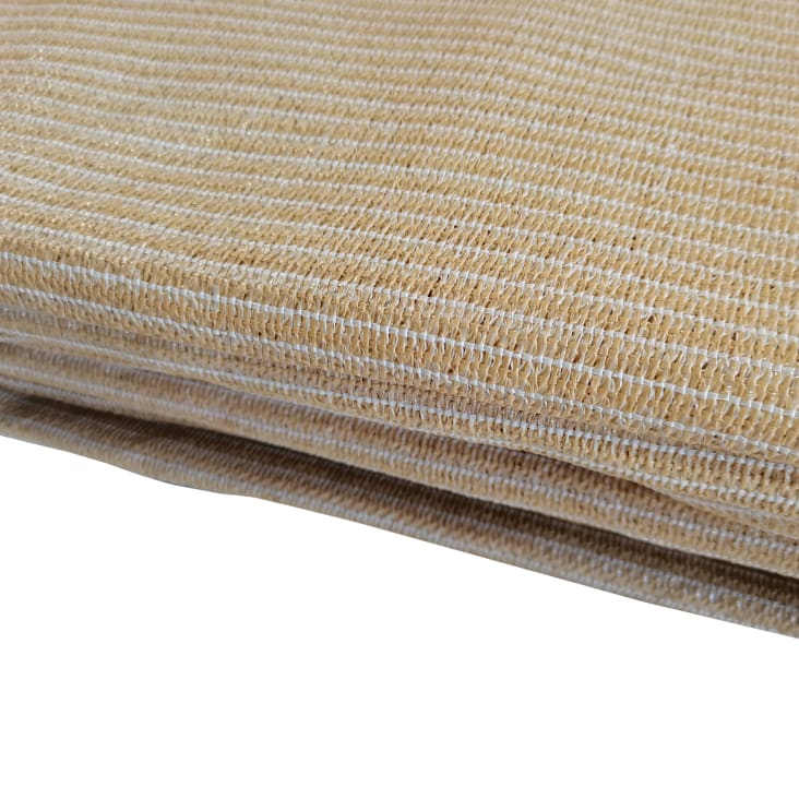 Voile d'ombrage triangulaire 3,6x3,6x3,6 polyéthylène beige-SOLE cropped-5