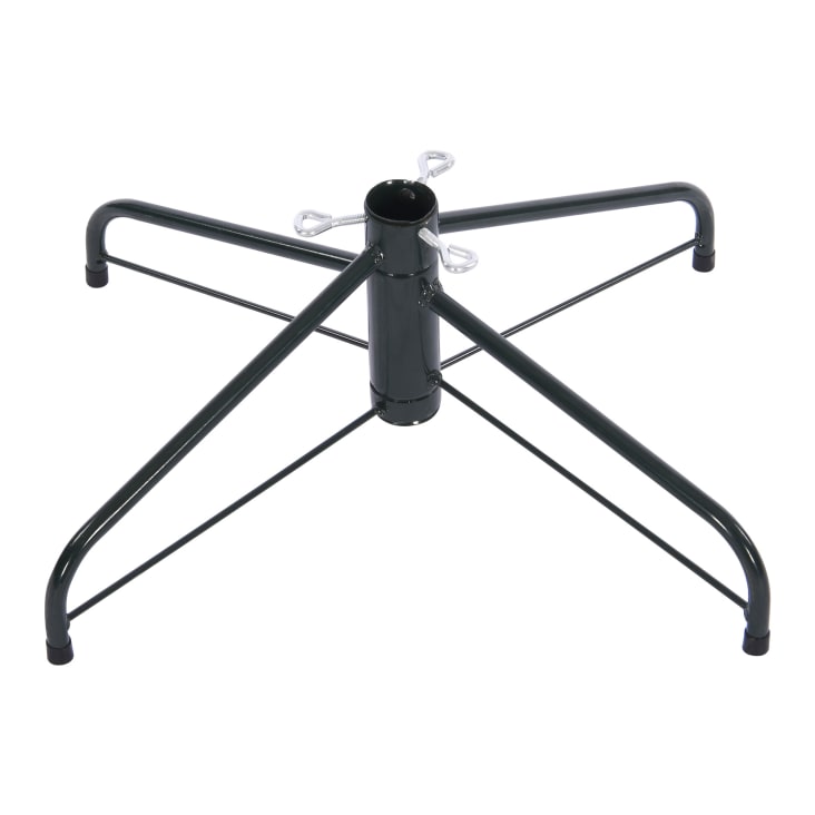 Albero Natale Artificiale 180cm Bianco | 650 Rami | Base Metallica | Pieghevole - Foto 11