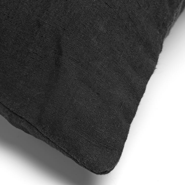 Coussin en laine 40x60cm – VAN – noir