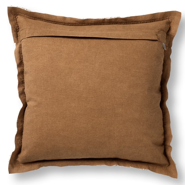 Coussin - marron en coton 60x60 cm uni