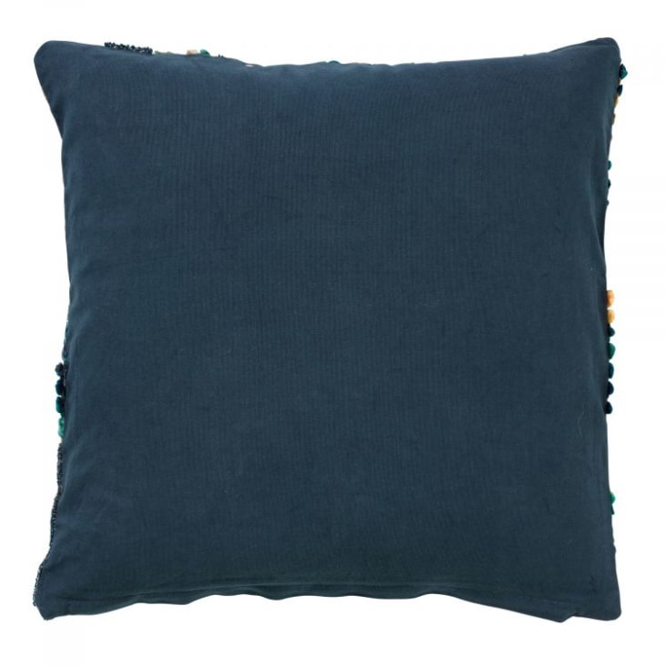 Coussin bleu en coton 45x45 cm avec motif-DARCI cropped-3