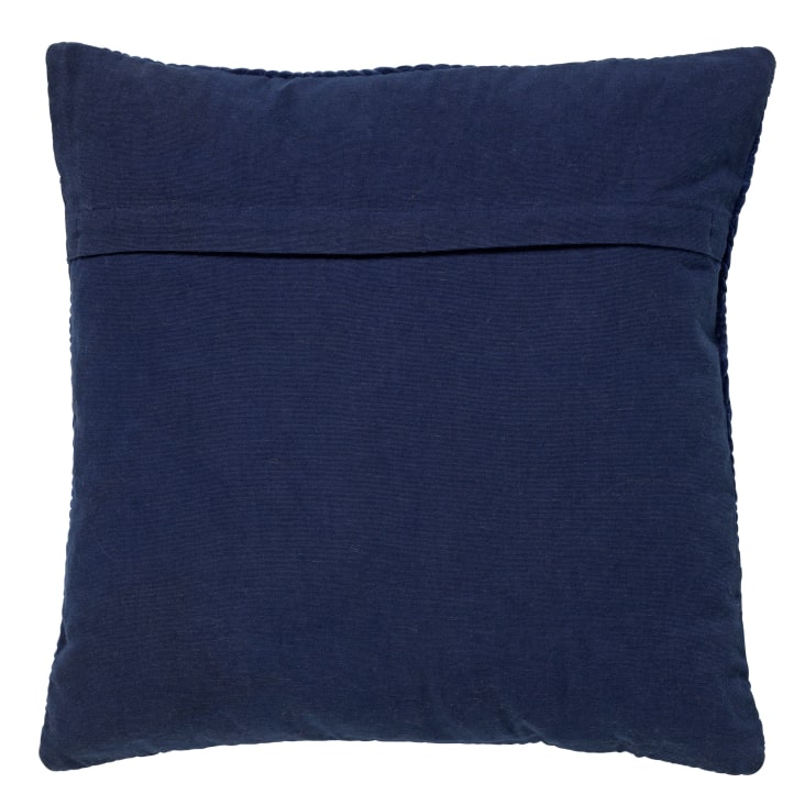 Coussin décoratif en coton 45 x 45 cm bleu clair RHOEO 