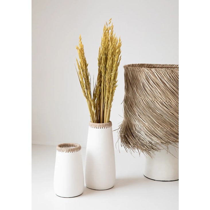 Vase en terre cuite blanc naturel H22-SNEAKY cropped-4