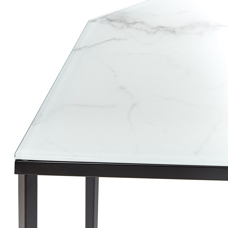 Tavolino consolle bianco 100 x 35 cm Avenue