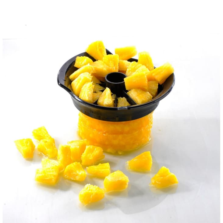 Coupe-ananas en acier inoxydable argent PROFESSIONAL