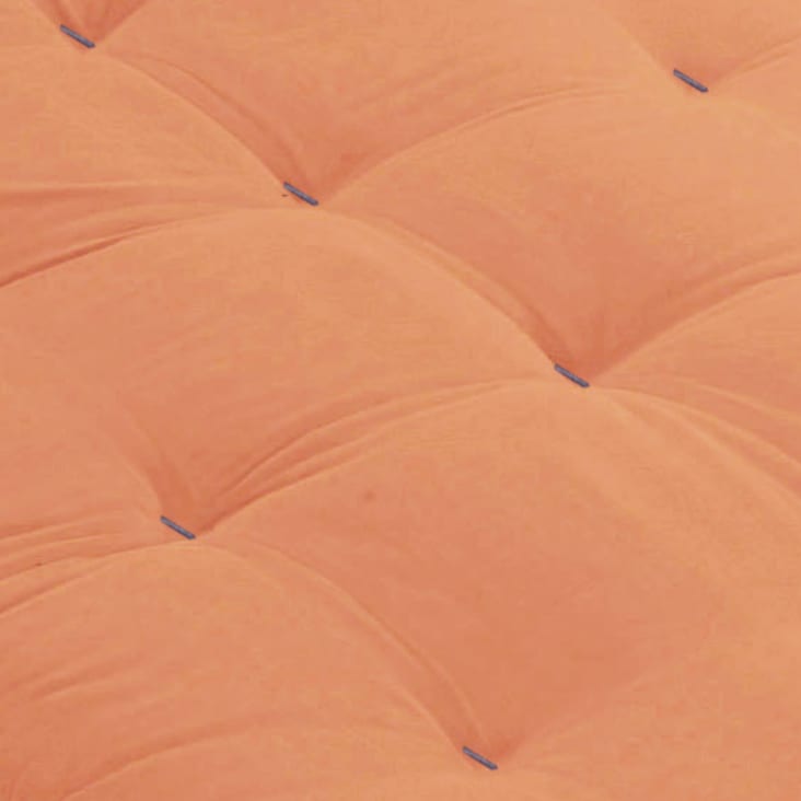 Matelas futon coeur latex ferme 13cm orange 140x200 Maisons du Monde