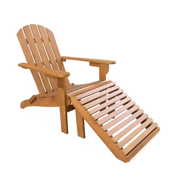Lot de 2 fauteuils en bois avec un repose-pieds-Adirondack salamanca x2 + table/repose pieds cropped-3
