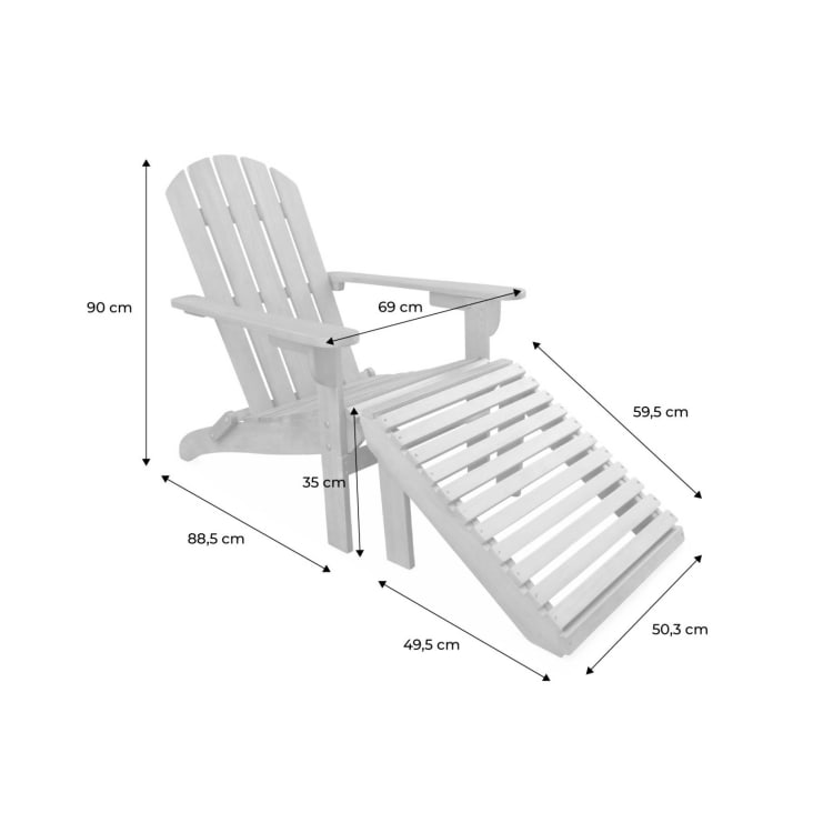 Lot de 2 fauteuils en bois avec un repose-pieds-Adirondack salamanca x2 + table/repose pieds cropped-4