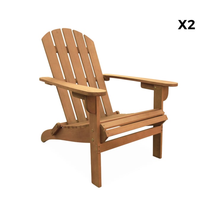 Lot de 2 fauteuils en bois avec un repose-pieds-Adirondack salamanca x2 + table/repose pieds cropped-5